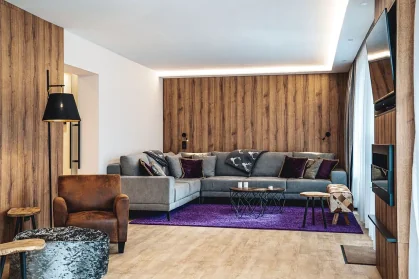 Luxury suite Chalet Mozart panoramic alpine mountain view fractional ownership