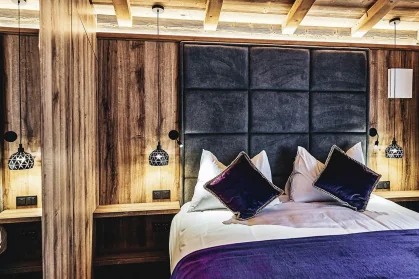 Chalet Mozart designer kitchen with Siemens appliances alpine-chic fractional chalet