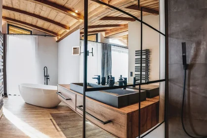 Chalet Mozart Kitzsteinhorn glacier view from chalet fractional chalet ownership