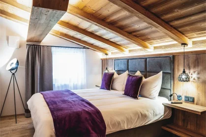 Chalet Mozart wine bar and tasting area alpine-chic fractional chalet ownership