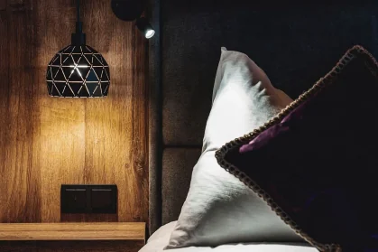 Chalet Mozart designer bedroom with High Tauern view fractional chalet Austria